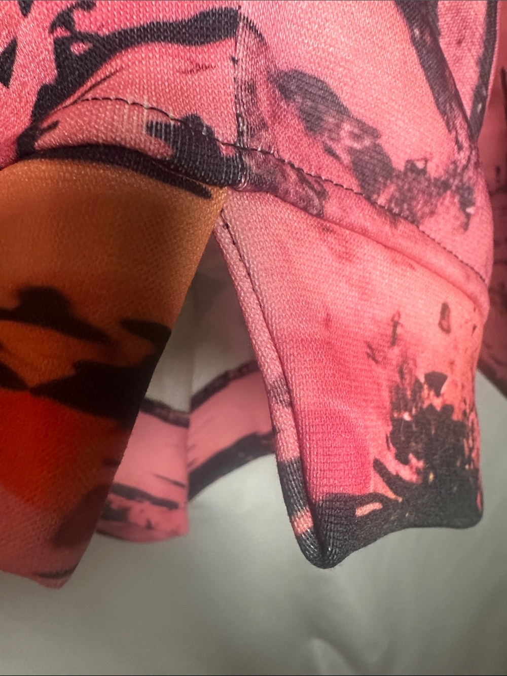 Source Unknown Pink and Orange Western Cowboy Graphic Sweatshirt - Picture 6 of 9